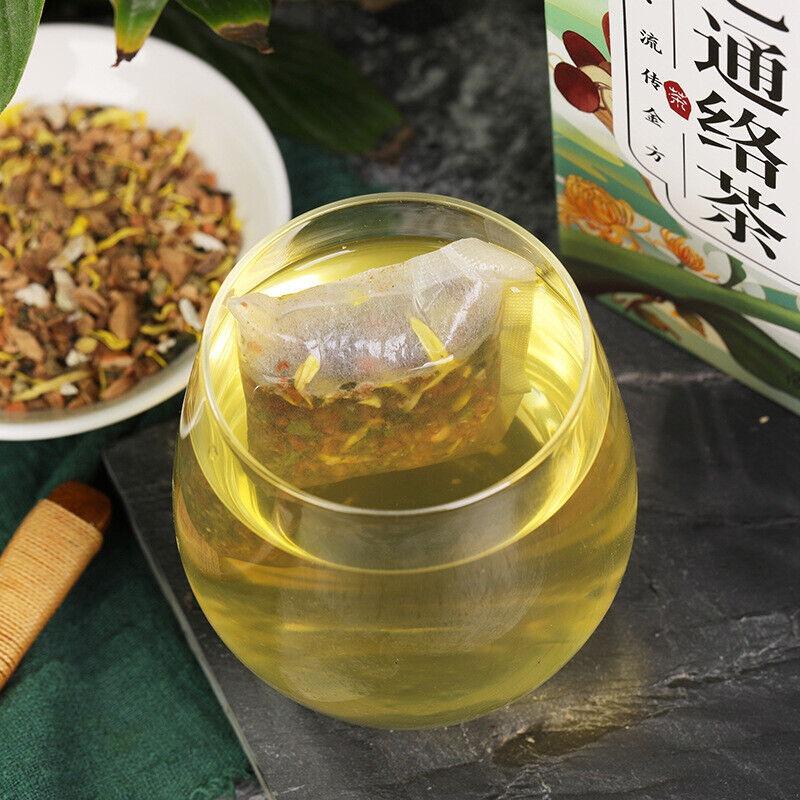 CIFbuy 150g ginseng seven Tongluo tea kombucha acacia almond chrysanthemum health tea