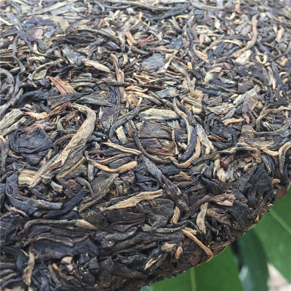 CIFbuy COFCO 2011 China Tea History 60th Anniversary Qizi Cake Tea Pu'er Raw Tea 357g