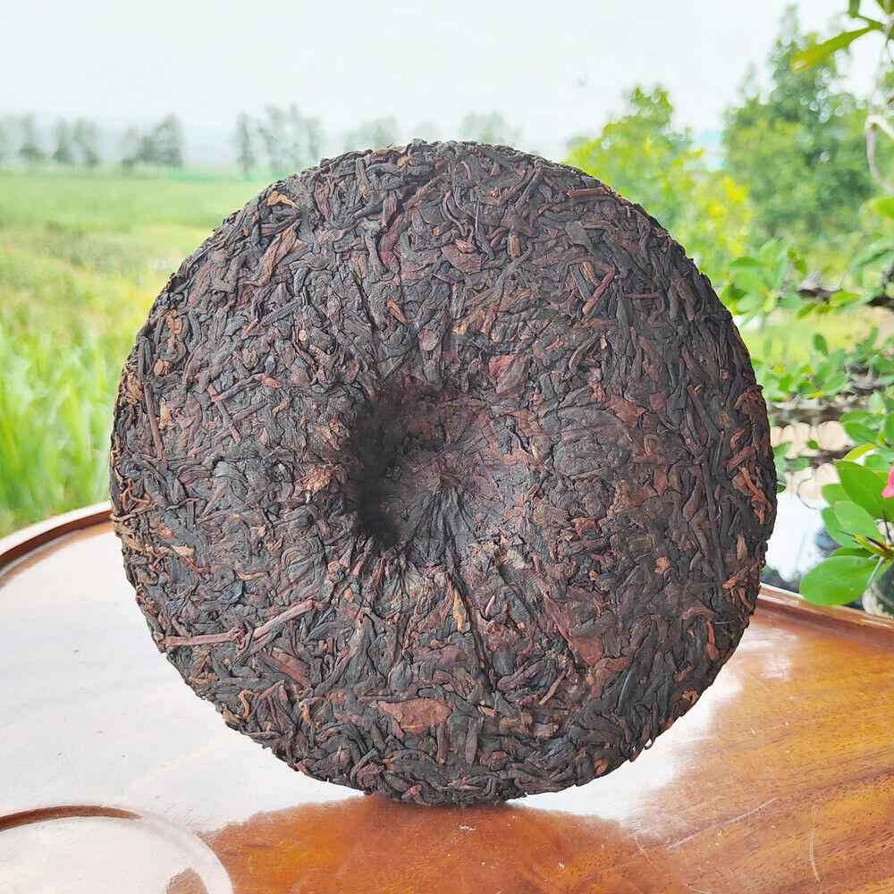 CIFbuy 357g Yiwu Pu'er Ripe Tea Yunnan Seven Cakes Pu'er Tea HongJinYin Ripe Pu'er Tea