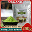 HelloYoung Organic Wheat Grass Powder 250g, Wheatgrass Powder for Immunity Support and Whole Food Supplement, Rich in Fibers, Vitamins