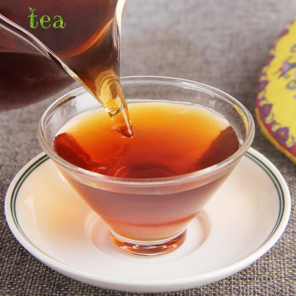 CIFbuy Yunnan Pu'er Menghai Chenxiang Chunyun 200g Ripe Tea Qizi Cake