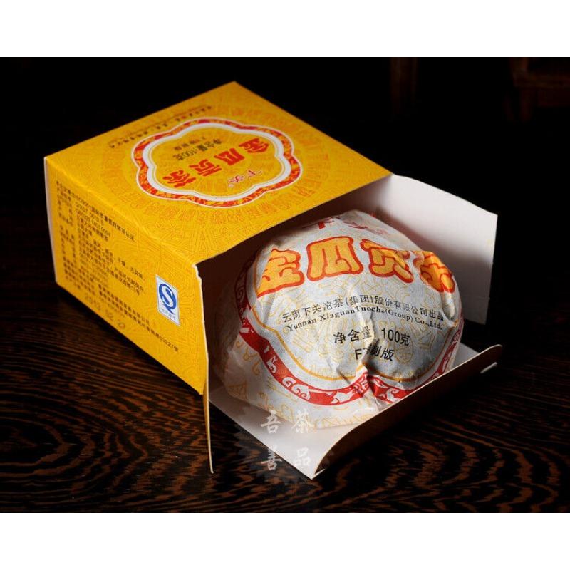 CIFbuy Yunnan Pu'er Tea Shimonoseki FT Special JIN GUA Tribute Puer Tuocha 100g