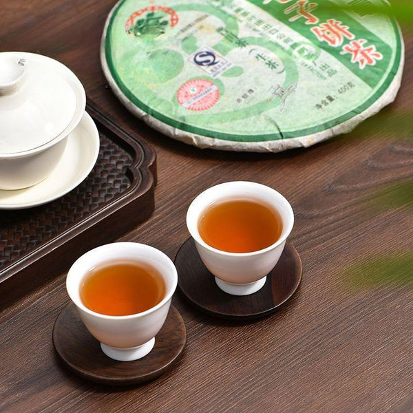 CIFbuy Kunming Tea Factory Early CNNP Spring Silver Tips Pu'er Tea Cake 2007 400g Raw