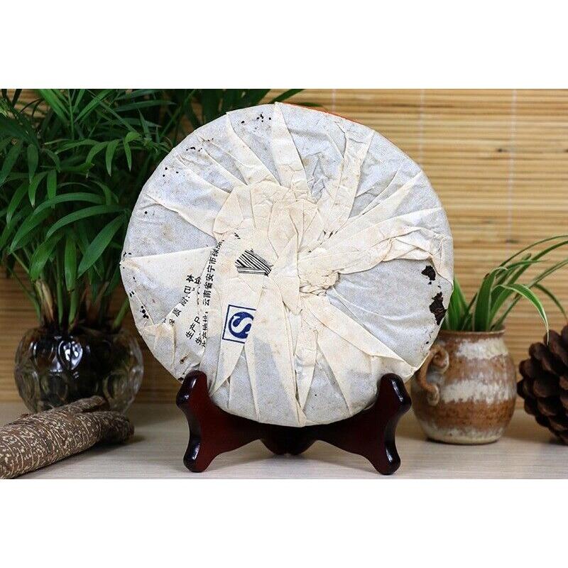CIFbuy Lao Tong Zhi JIAJIA 7598 Anning Haiwan Yunnan Pu-erh Tea Cake 357g Ripe