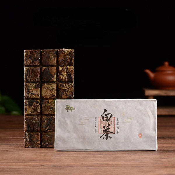 CIFbuy 100g Organic Chinese High Mountain White Tea Cake
