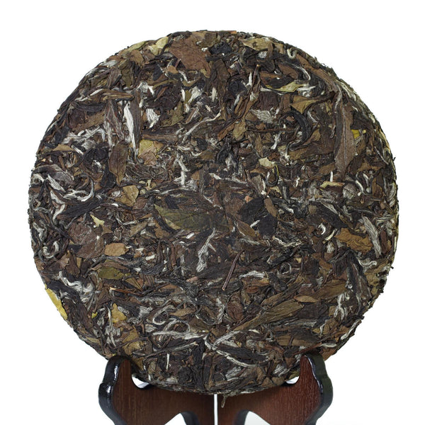 CIFbuy 351g 2009 Year Supreme Aged Baimudan White Peony Cake Fuding Chinese White Tea