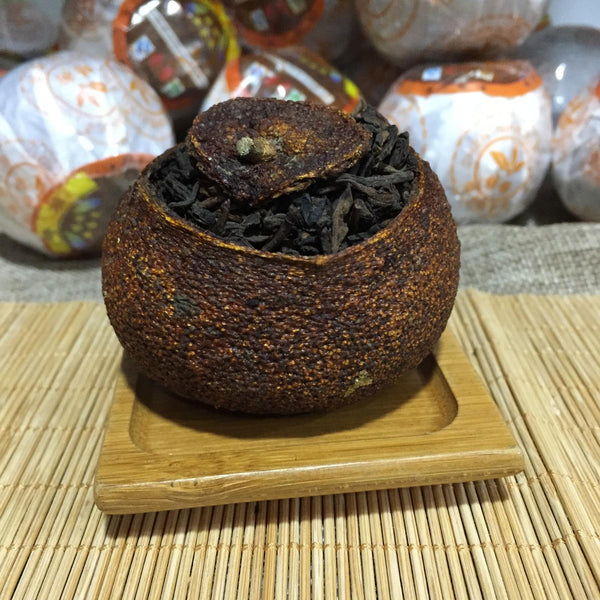 CIFbuy Aged Orange Puer Tea 312 Jujube Fragrance Xinhui Chenpi Pu'er Cooked Loose Tea