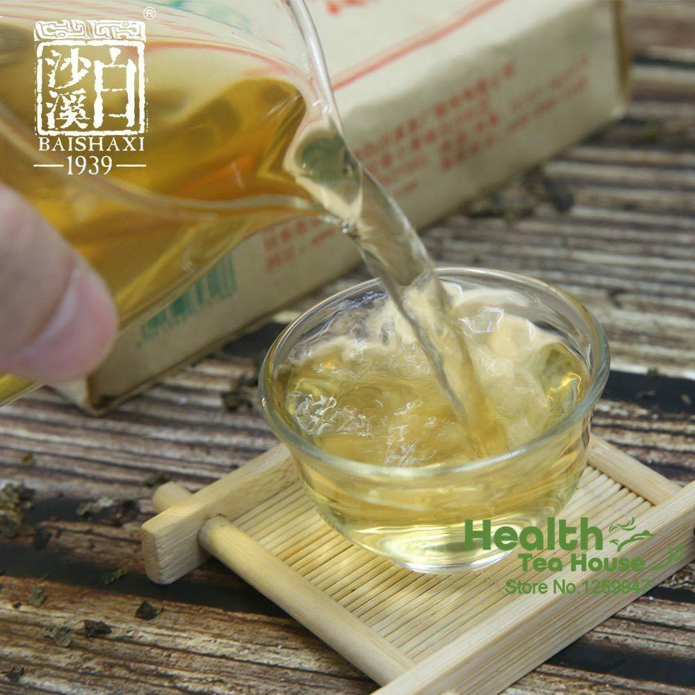 CIFbuy Anhua Baishaxi 2015/17/18/19 yr Dark Tea Golden Flower Dark Tea Fu Brick 300g