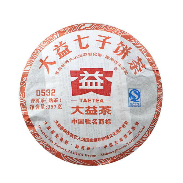 CIFbuy 2012 Year Menghai Dayi 0532 Pu-erh Tea 357g Ripe Puer Tea Cake Pu'er Beeng Cha