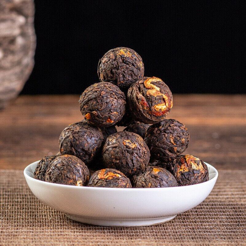 CIFbuy Yunnan Pu'er Tea Tangerine Peel Dragon Beads Xiao Tuo Old Ripe Tea Bulk 500g