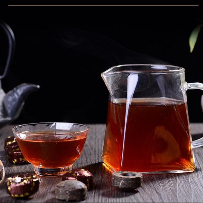 CIFbuy500g Yunnan Ripe Puerh Black Tea Glutinous Rice Fragrance Cooked Pu-erh Tuocha