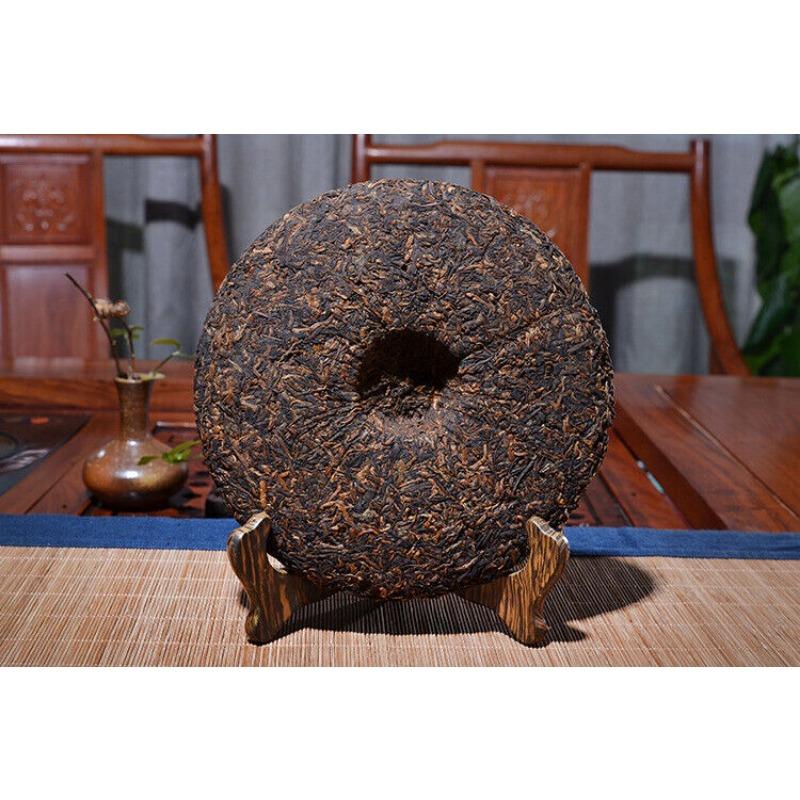 CIFbuy 357g Yunnan Pu'er Ripe Tea Cake Banzhang Golden Bud Ripe Tea Palace Tea Cake