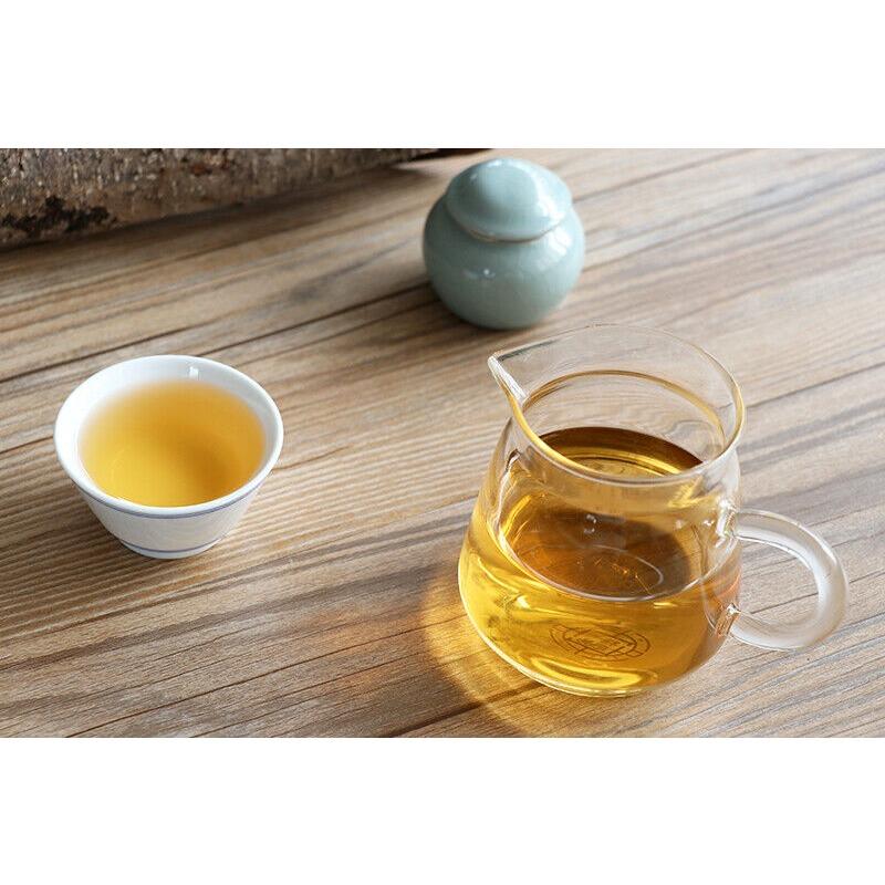 CIFbuy Milestone Green Cake * 2017/BA JIAO TING Liming Pu'er Tea Raw Puer Tea 357g