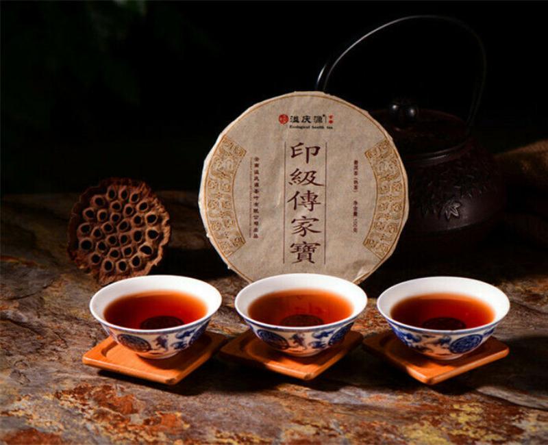 CIFbuy Puer Cooked Tea Puerh Tea 100g Palace Small Brick Puer BlackTea Yunnan Green Tea