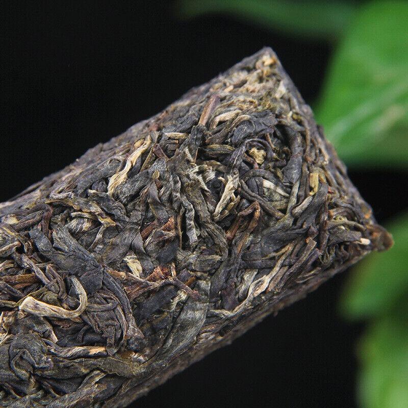 CIFbuy 150g Golden BarIceland Gold Brick Puerh Raw Brick Tea Mengku Gold Leaf Flower