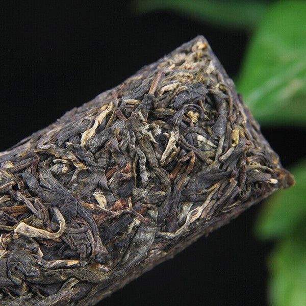 CIFbuy 150g Golden BarIceland Gold Brick Puerh Raw Brick Tea Mengku Gold Leaf Flower