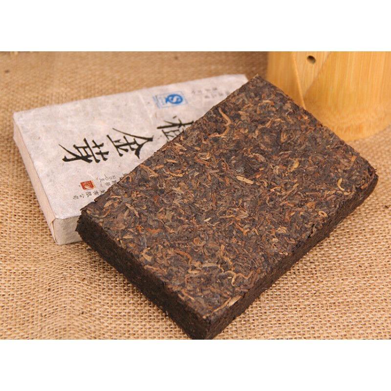 CIFbuy Yunnan Puerh Tea Mengku Ancient Tree Golden Bud Puerh Tea Brick 250g