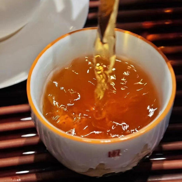 CIFbuy200g Yunnan Old Pu'er Raw Tea Brick 1990s Aged Raw Pu-erh Brick Tea Puerh Tea