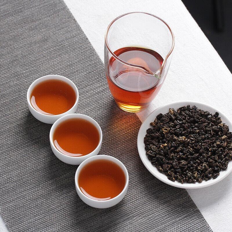 CIFbuy 500g Black Tea Yunnan Fengqing Dian Hong Kung Fu Black Tea Two Leaves Red Conch