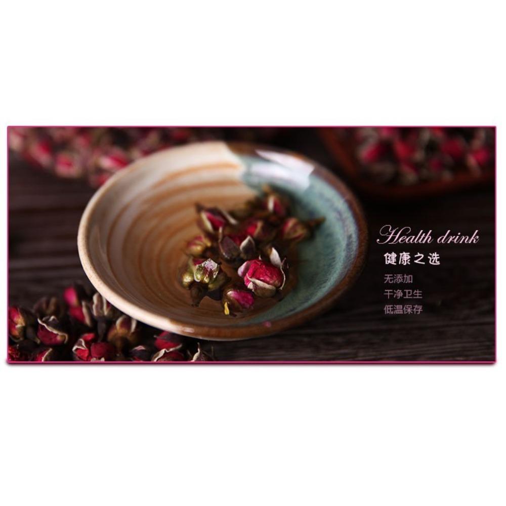 CIFbuy Dried Rose Buds Flower Tea Cake Natural Herbal Infusion Premium Quality