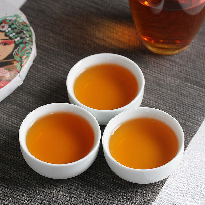 CIFbuy 200g Dainhong Black Tea Cake Zuihongyan Rose Black Tea Big Tree Flower Red Tea