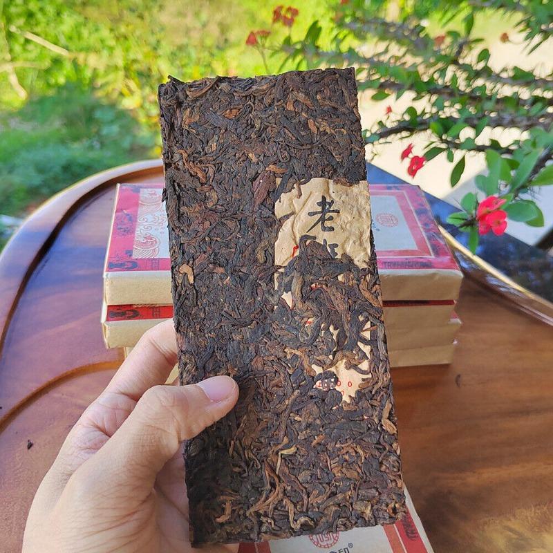 CIFbuy 200g Laobanzhang Pu'er Tea Mature Tea Pu'er Tea Bricks Yunnan Aged Old Pu'er Tea