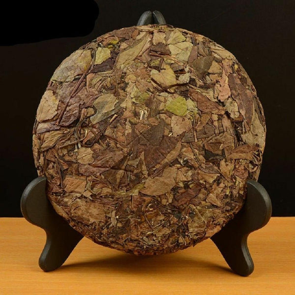 CIFbuy Fuding White Tea Cake Organic Premium Aged Shou Mei Long Life Eyebrow Cake 350g