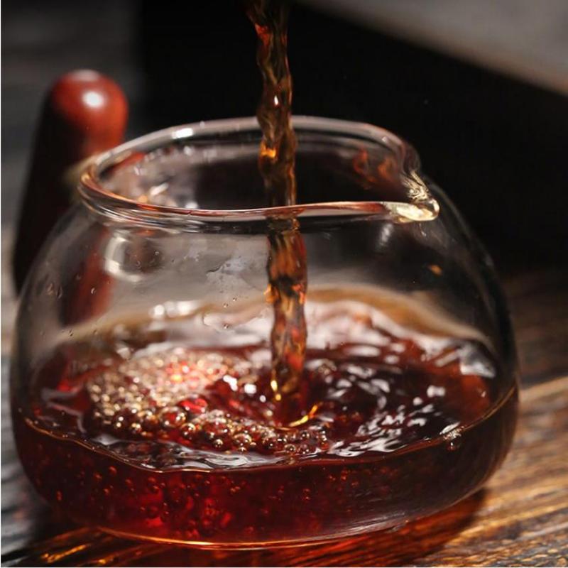 CIFbuy 357g Yunnan Puerh Cooked Tea Cake Aged Pu-erh Ripe Tea Old Tree Pu'er Black Tea