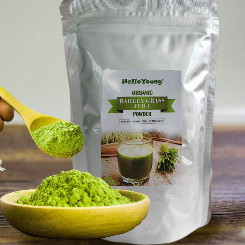 Organic Barley Grass Powder original 250g barley grass official store barley grass powder willy ong with Rich Dietary Fiber, No Addtives