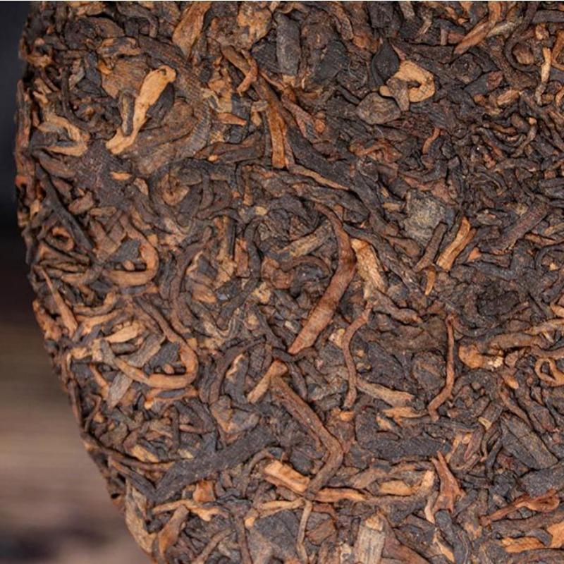 CIFbuy 357g Bulang Puerh Ripe Tea Cake Yunnan Old Pu-erh Cooked Tea Chinese Pu'er Tea