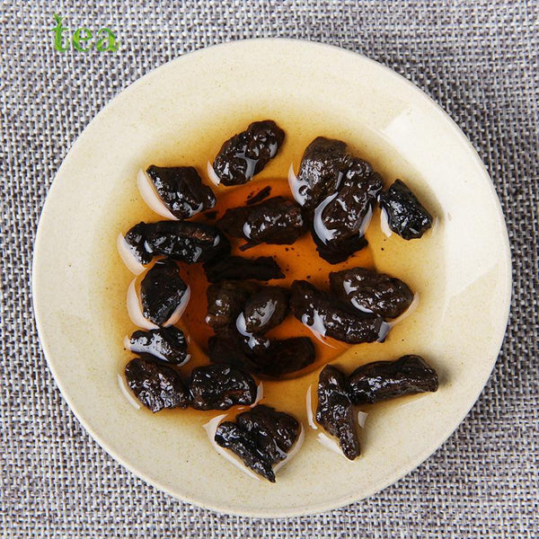 CIFbuy Aged Pu'er Tea, Menghai Jelly Aroma Crushed Silver Tea, Fossilized Aged Pu'er Aroma, Bulk Ripened Tea 500g