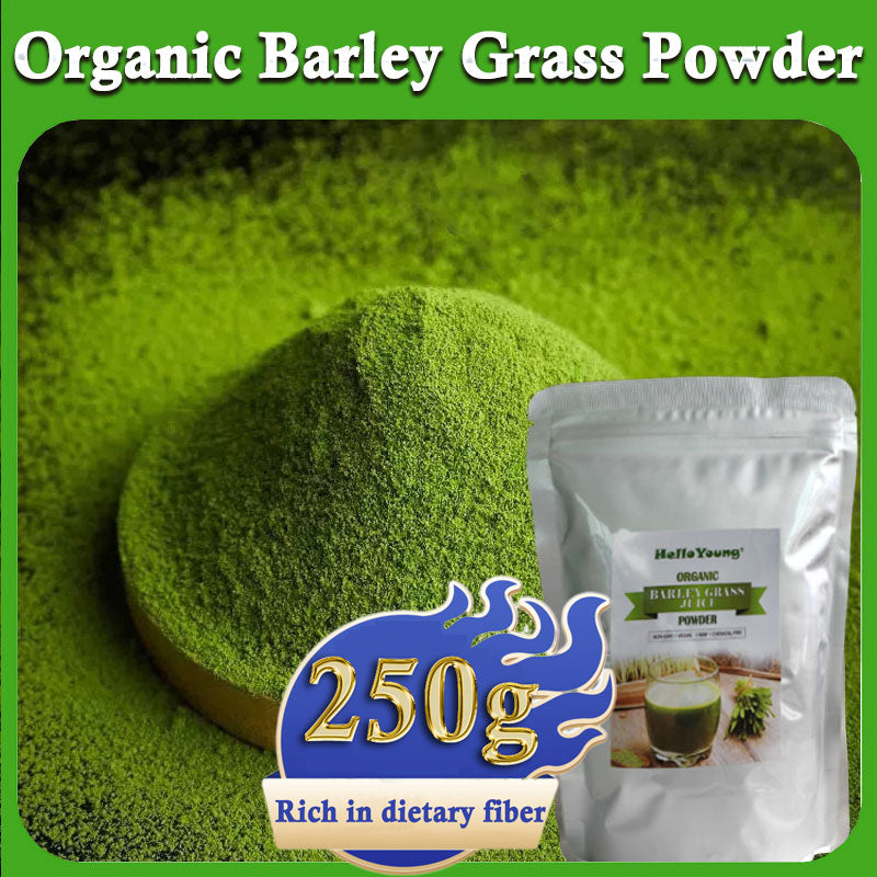 Unsweetened Premium Organic Barley Grass Powder 250g Energy Booster Organic Grass Powder, 100% Natural Superfood, Vegan, Gluten Free Main image