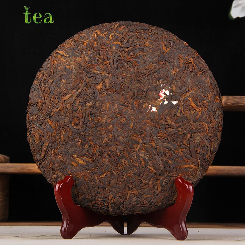 CIFbuy 2022 Ripe Pu-erh "Anniversary Millet" Ripe Tea Cake: Yiwu Zhengshan Jinwu Yun Nan Cici Tea Cake 2022年熟普洱“周年小米”熟茶饼：易武正山金武云南慈慈茶饼