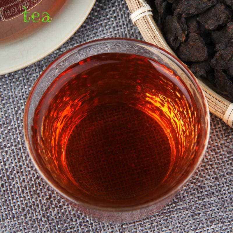 CIFbuy Classic Puer Tea, Sticky Aroma Tea Heads, Ripe Tea, Loose Leaf Tea, Aged Chenxiang Tea Heads, 500g Puer Tea with Sticky Aroma