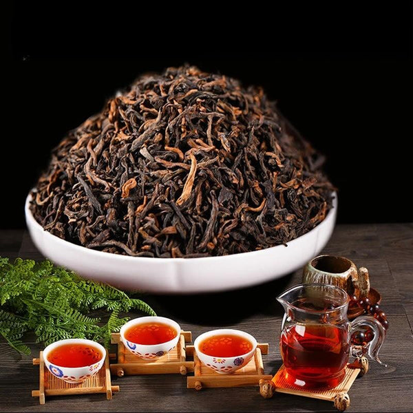 CIFbuy Yunnan Menghai Palace Old Tree Pu erh Ripe Loose Leaf Tea 500g