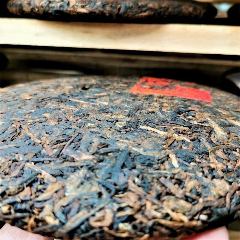 CIFbuy 357g Peacock Pu'er Ripe Tea Cake Premium Organic Pu'er Black Tea Healthy Drink