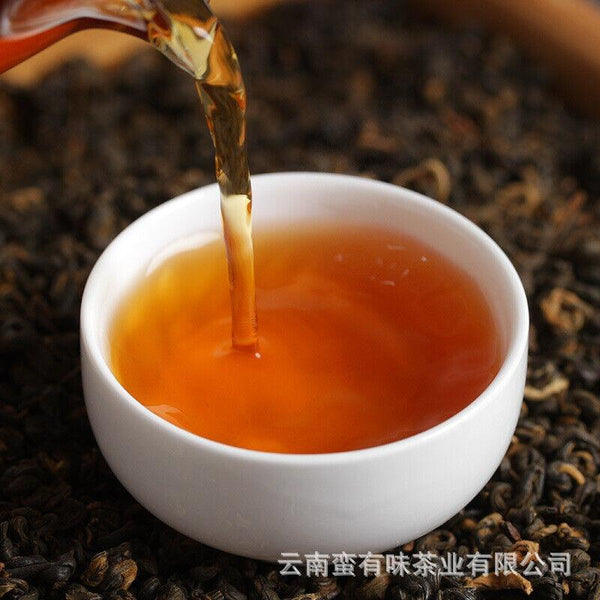CIFbuy 350g/can Fengqing Flower and Fruit Aroma Golden Snail Dian Hong Tea (two Leaves)