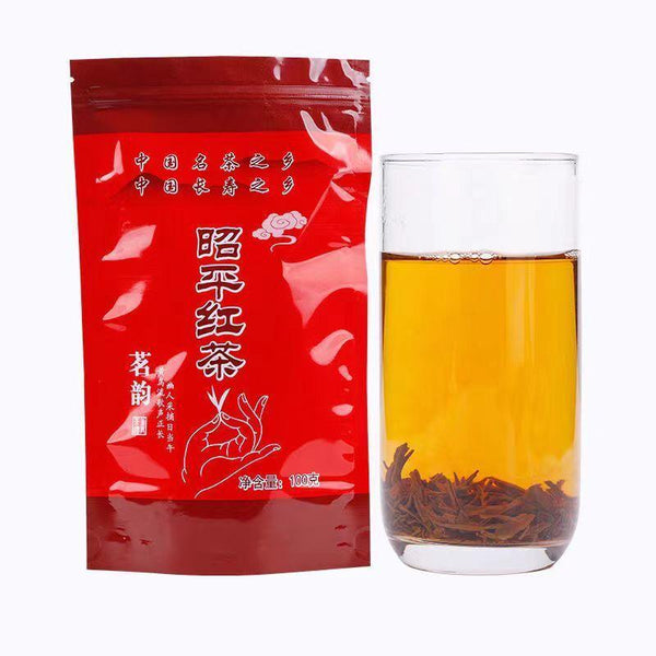 CIFbuy 100g Organic Zhaoping Black Tea Loose Leaf Black Tea Benefits Chinese Red Tea
