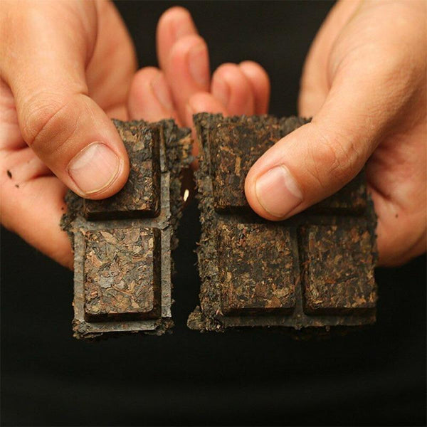CIFbuy Hei Zhuan Cha Anhua Baishaxi Instant Dark Tea Shortcut Brick Tea Black Tea 450g