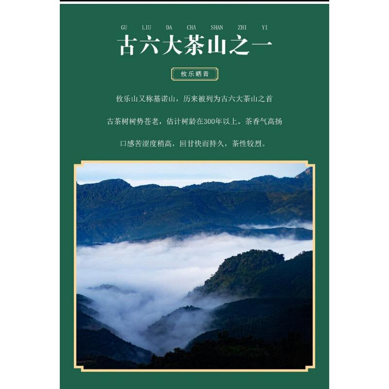 CIFbuy 500g Youle Mountain Orchid Fragrance Pu-erh Raw Tea First Spring Sun Green Tea