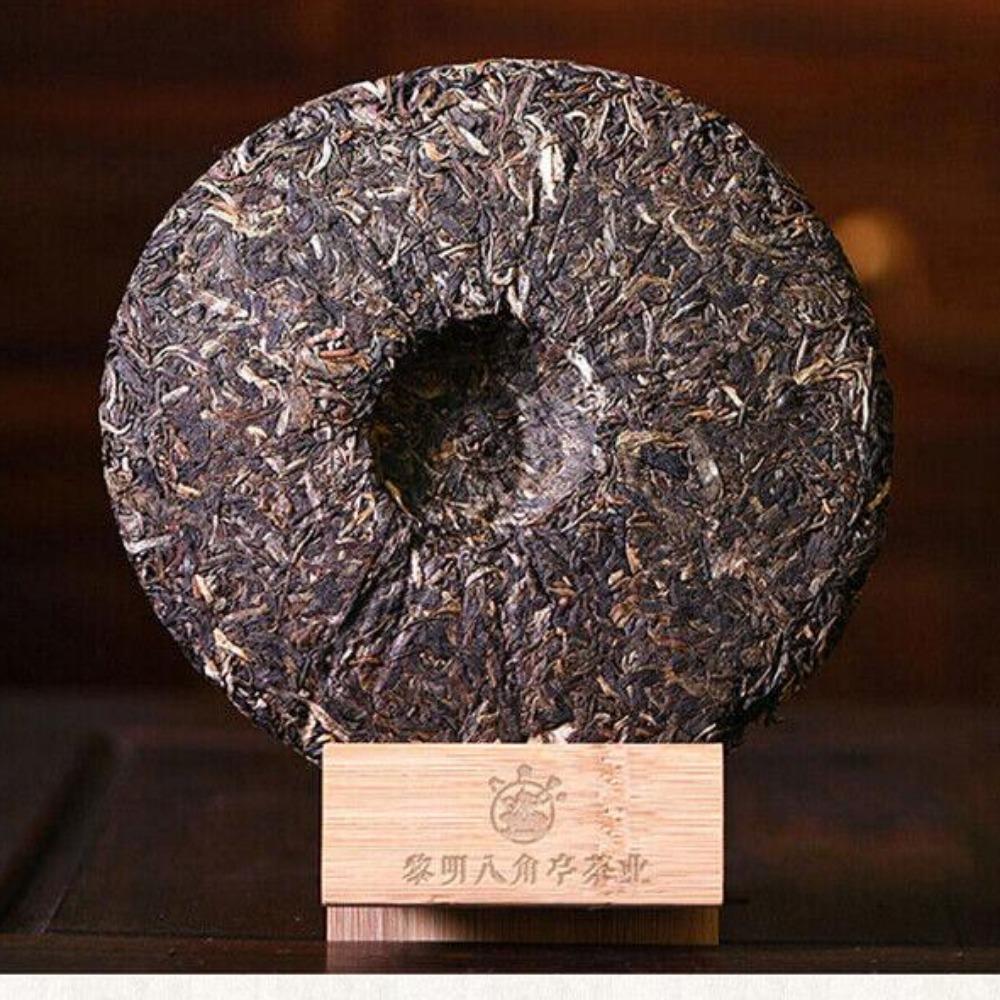 CIFbuy 2007 Bajiaoting Daughter Tribute Brown Mt. Arbor Ancient Tree Pu'er Raw Tea 357g