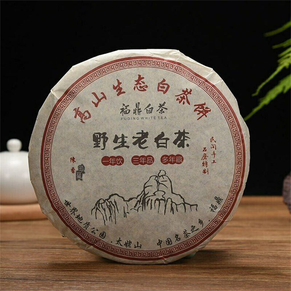 Shoumei Old White Tea Top Fuding Old White Tea Cake Health Care Tea 350g