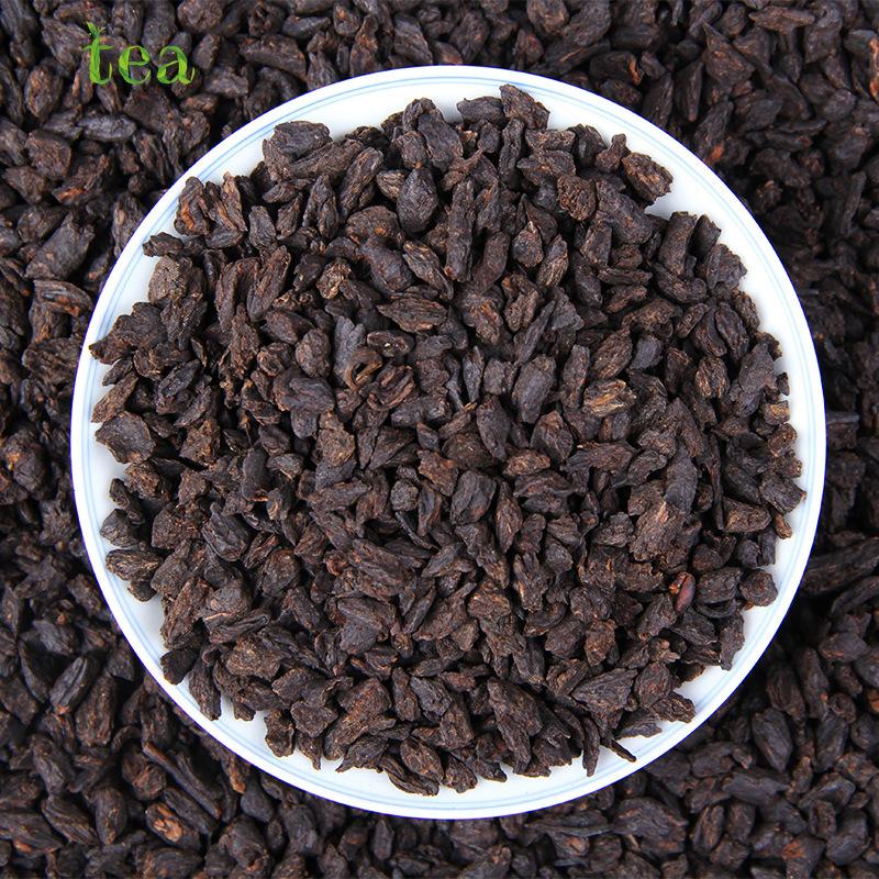 CIFbuy Yunnan Puer Tea Ripe Tea Fossil Aged Old Tea Heads Upgraded Loose Leaf Tea Sticky Broken Silver 500g