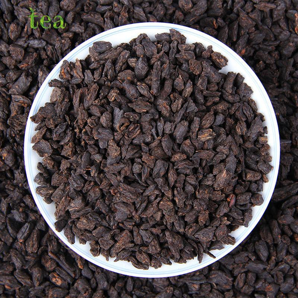 CIFbuy Yunnan Puer Tea Ripe Tea Fossil Aged Old Tea Heads Upgraded Loose Leaf Tea Sticky Broken Silver 500g