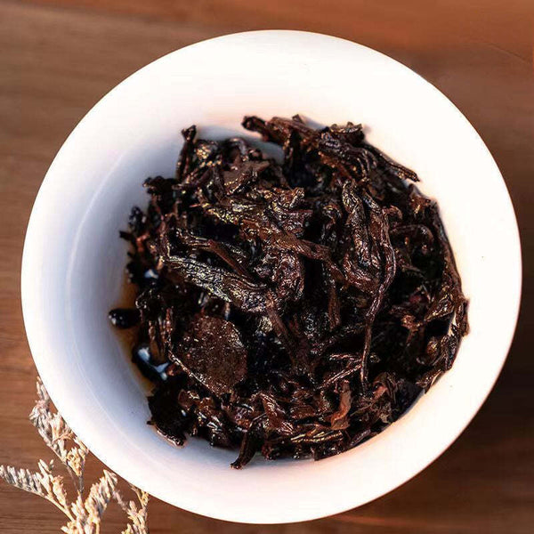 CIFbuy 357g Menghai Puerh Ripe Tea Cake Yunnan Aged Pu-erh Cooked Tea Chinese Black Tea