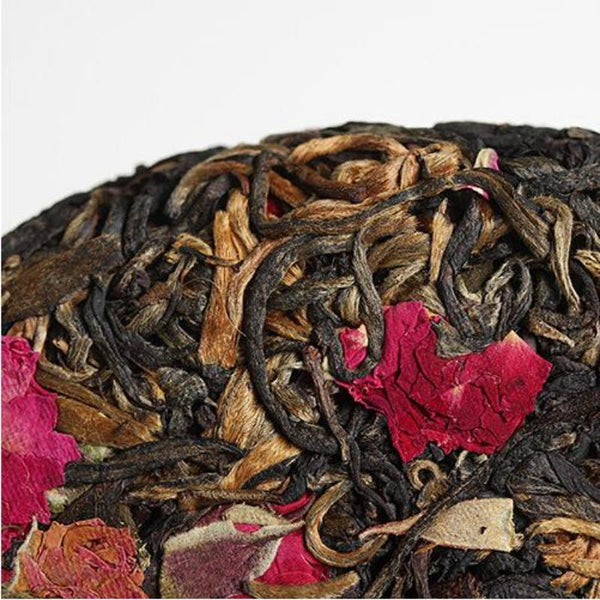 CIFbuy 200g Dainhong Black Tea Cake Zuihongyan Rose Black Tea Big Tree Flower Red Tea