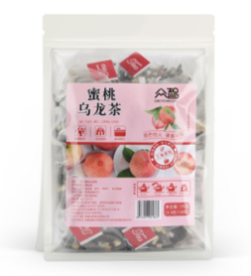 同仁堂蜜桃乌龙茶 组合茶包花草茶冷泡白桃绿茶花茶水果茶150g TongRenTang Peach Oolong Tea Secondary image