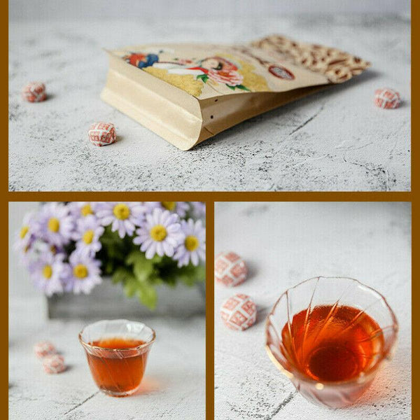 CIFbuy XIAGUAN Brand Wei Tuo Pu-erh Tea Mini Tuo Cha 200g Ripe Puer Tea Shu Tuocha