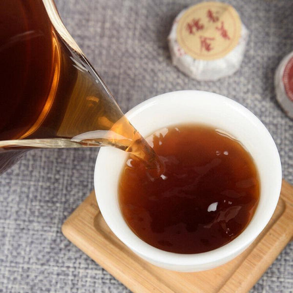 CIFbuy 500g Yunnan Puerh Tea Glutinous Rice Tuo Tea Menghai Golden Bud Mini Tuo Tea
