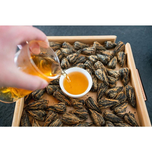 CIFbuy 500g Fengqing Dian Hong Tea Golden Silk Pagoda Yunnan Ancient Tree Black Tea